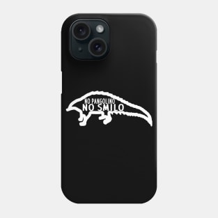 Pangolin saying smile nature pangolin animal Phone Case