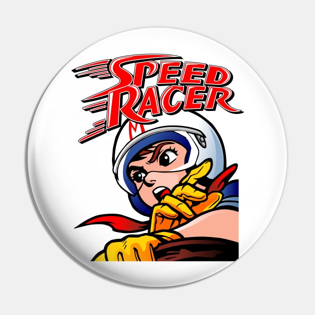 speed racer Pin by small alley co