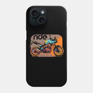 Ride Honda transalp cyber Phone Case