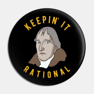 Hegel Philosophy - Keepin it rational Pin