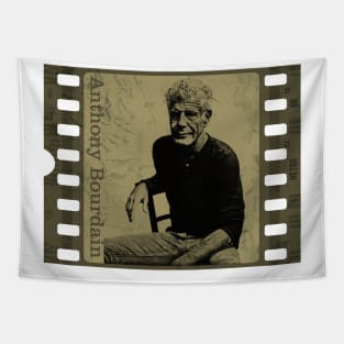 Bourdain-Vintage Film Strip Concept Tapestry