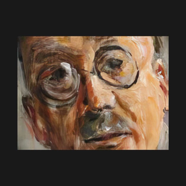 portrait of professor sauerbruch - Max Liebermann by Kollagio