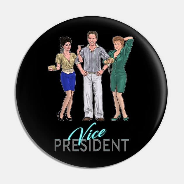 Vice President for Dark Tees Pin by PreservedDragons