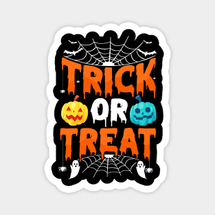 Creepy Trick Or Treat | Halloween Design Magnet