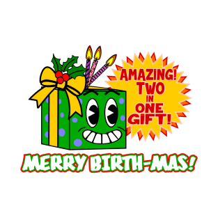 Gift Funny Christmas Birthday Retro Cartoon Pun T-Shirt