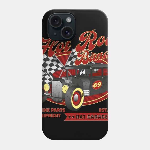 Hot Rod Bandit Rockabilly Phone Case by RockabillyM