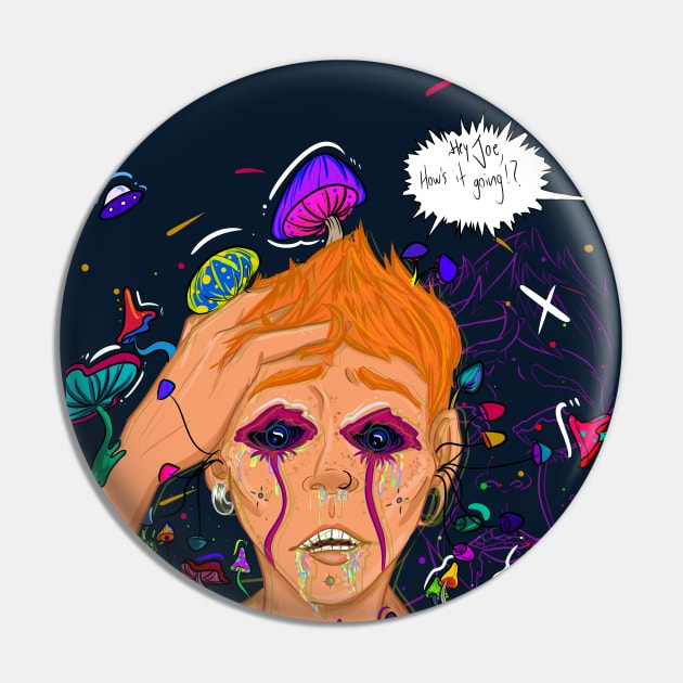 Hey! Trippy Joe Pin by A12 by Joseph Kay Müeller