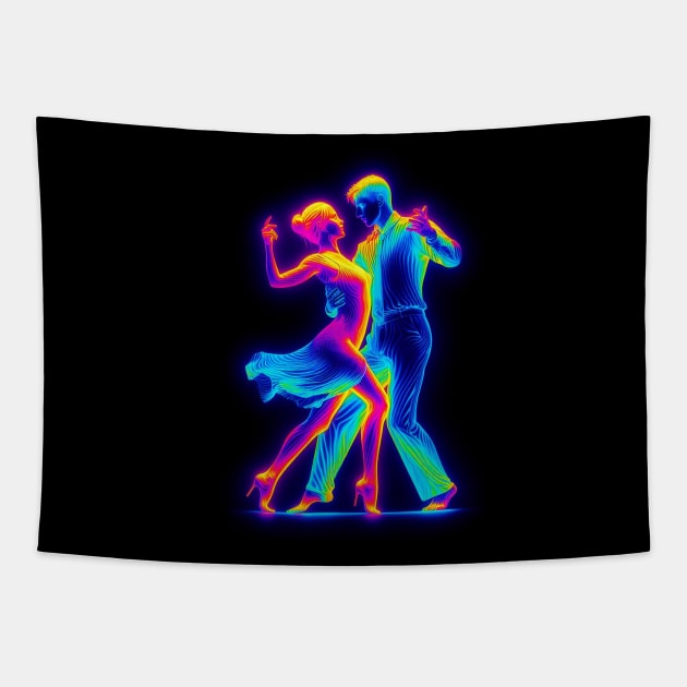 Thermal Image - Sport #38 Tapestry by The Black Panther