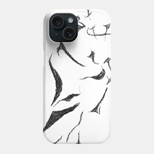 Bagpiper Sketch Phone Case by Lonely_Busker89