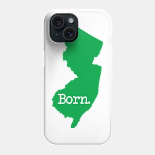 New Jersey Born NJ Green Phone Case