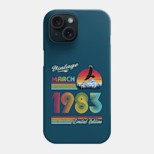 March 1983 Birthday Phone Case