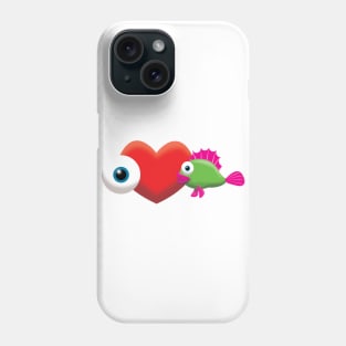 I Love Fish Phone Case