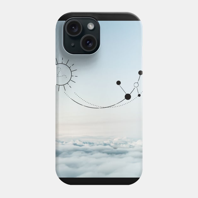 Sky Trajectory Phone Case by SkindeepDesign