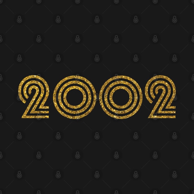 2002 Birth Year Glitter Effect by Elsie Bee Designs