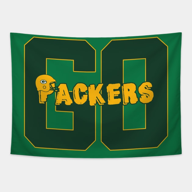 Go Packers Tapestry by FootballBum