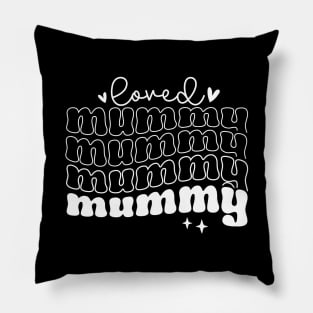 Loved Mummy Halloween Fun Spooky Celebration Family Pillow