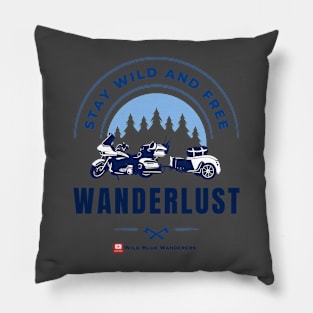 Wanderlust - wild and free Pillow