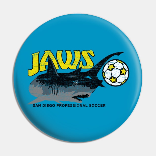 San Diego Jaws Vintage Pin by zurcnami