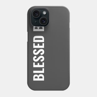 Blessed Be BLOCK White Phone Case