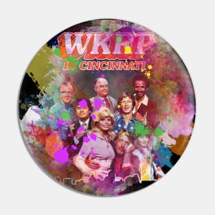 WKRP - SPLASH COLOR Pin