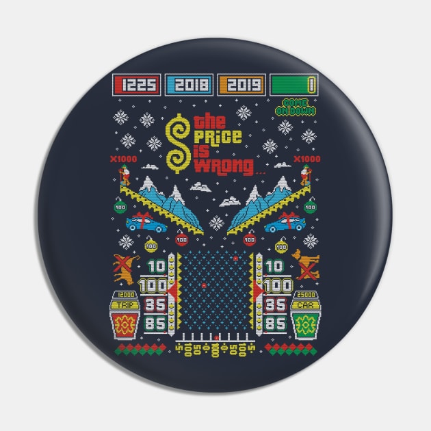 The Price is Wrong Pin by Punksthetic