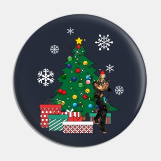 Quan Chi Around The Christmas Tree Mortal Kombat Pin