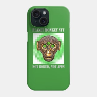 Planet Monkey Cute Animals Not Bored Apes Phone Case