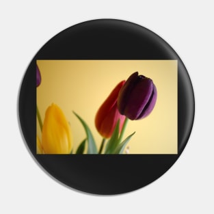 Tulip Flower Bouquet Pin