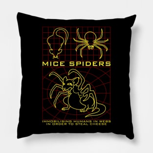 Daisy's Mice Spiders Pillow