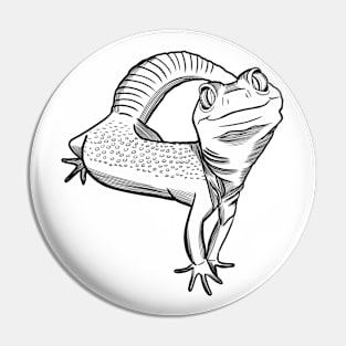 Cute smiling gecko Pin