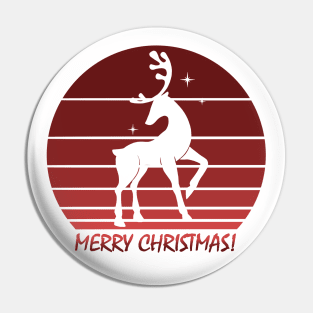 Christmas reindeer Pin