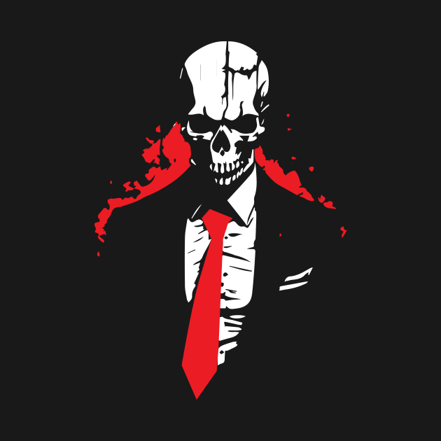Businessman Skeleton in Suit by lkn