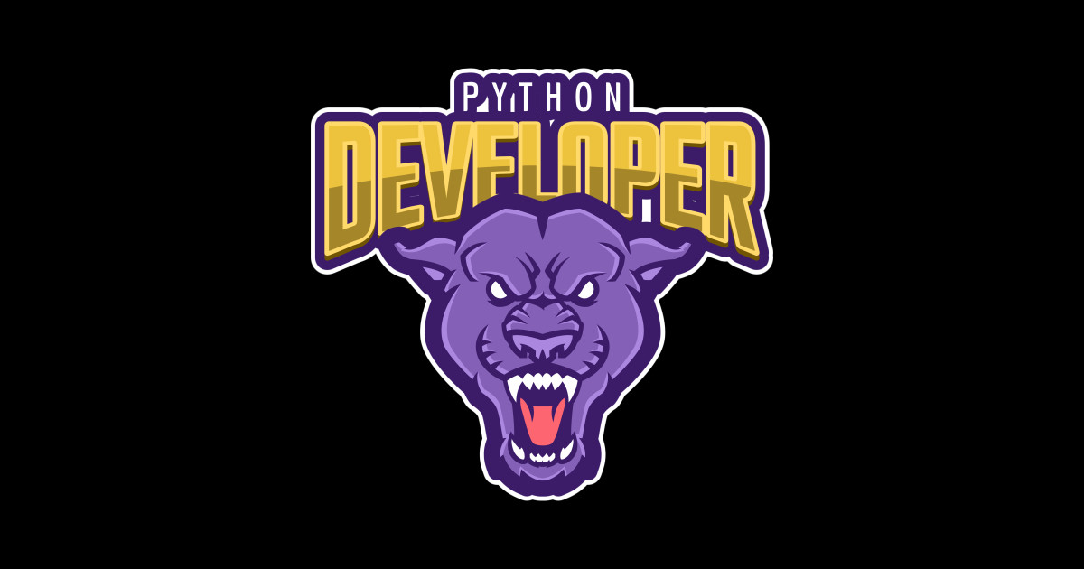Powerful Python Developer - Python - Sticker | TeePublic