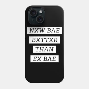 New Bae (White) Phone Case