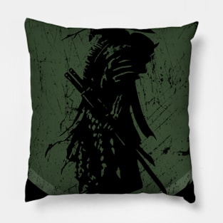 Distressed Samurai Pillow