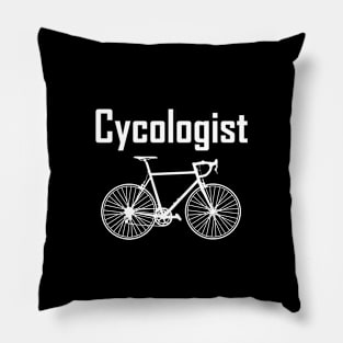 Cycologist Bike Cycology Funny Biking Cyclist Cycling Gift Pillow