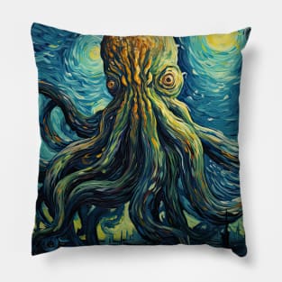 Cthulhu by Van Gogh Pillow