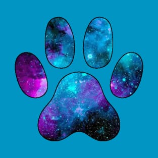 Galactic Paw Print T-Shirt