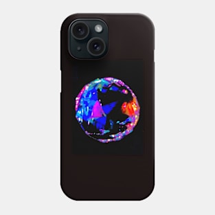 Crystal shine earth Phone Case