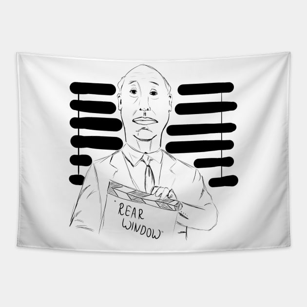 Alfred Hitchcock Tapestry by Antiope