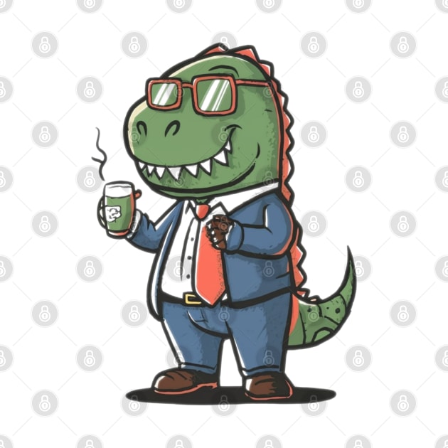 Dino Enterpreneur by Ridzdesign