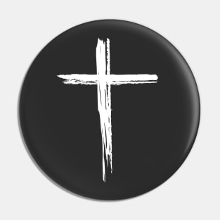 Cross Minimal Jesus Pin