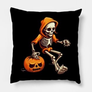 Halloween Skeleton Pillow