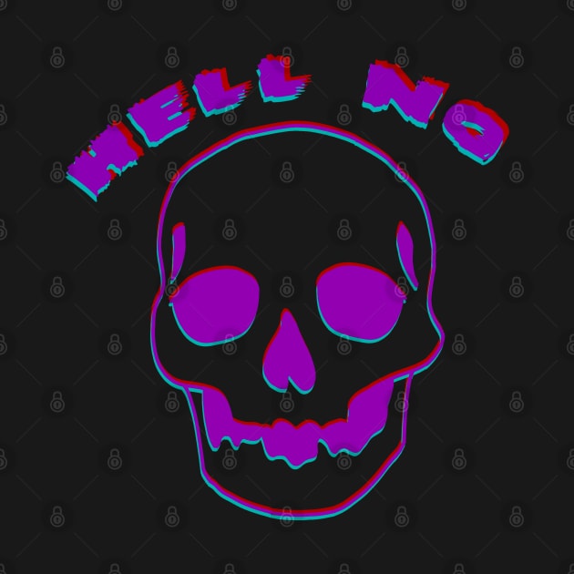 Hell No Skull by TaliDe