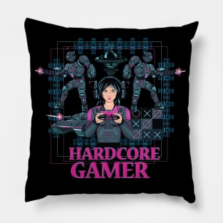 Hardcore gamer and The game warden. Pillow