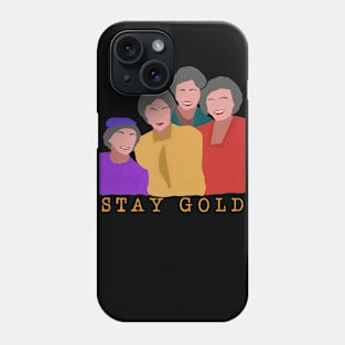 Stay Gold Illustration Phone Case