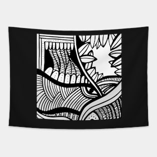 abstract ink design Tapestry