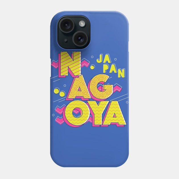 Retro 90s Nagoya, Japan Phone Case by SLAG_Creative