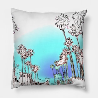 Miami Palms Pillow