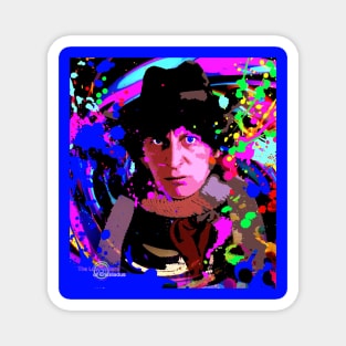 swirl 4th Doctor Magnet